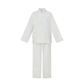 孤鲤汉服中衣中裤 传统男女黑白色打底内搭春夏秋里衣交领衬裙日常