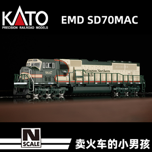 KATO N比例 EMD SD70MAC BNSF 内燃机车火车模型 美国 定金