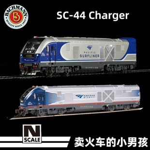 Bachmann N比例 SC-44 Amtrak客运内燃机车火车模型 SCV-42 定金