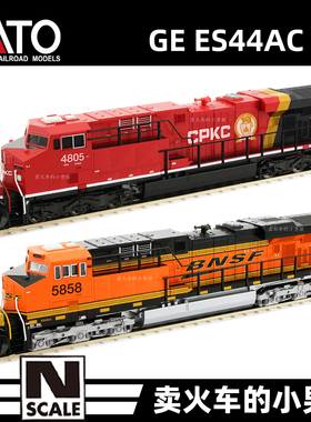 KATO N比例 GE ES44AC CPKC/BNSF 内燃机车火车模型 美国 定金