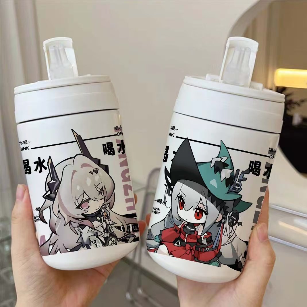 明日方舟特蕾西亚浊心斯卡蒂周边水杯不锈钢304保温双饮咖啡杯,餐饮具,保冷/保温杯,淘宝优惠券,粉丝福利购,淘宝优惠卷