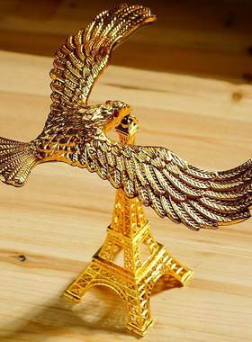 平衡鹰重力鸟摆件高级感小众客厅桌面埃菲尔铁塔模型儿童益智玩具