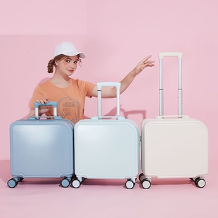 学生专用拉杆箱男女生小型18寸超轻登机旅行箱密码锁高中生行李箱