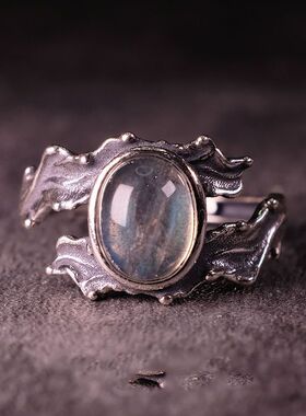 新款欧美拉长灰石印度尼泊尔风格