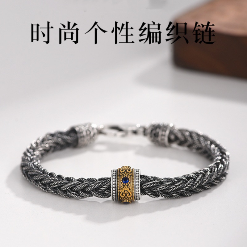 新款手工编织手链男士款潮复古小众高级感男生转运珠饰品