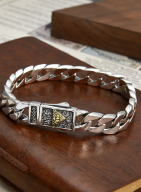 新款嘻哈荷鲁斯上帝之眼古巴手链