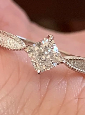 新款芒星锆石戒指小众设计感冷淡