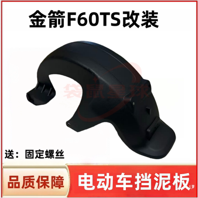 适用于金箭F60TS/F850电动车后轮挡泥板小九后挡泥板改装配件大全