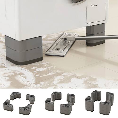 4 Pieces Of Washing Machine Shockproof Anti-Skid Pads To Pre