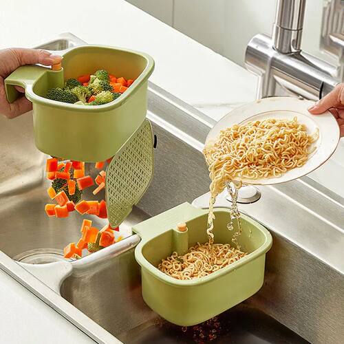 1pc kitchen Sink Filter Basket, Sink Washing Basin Anti Leak