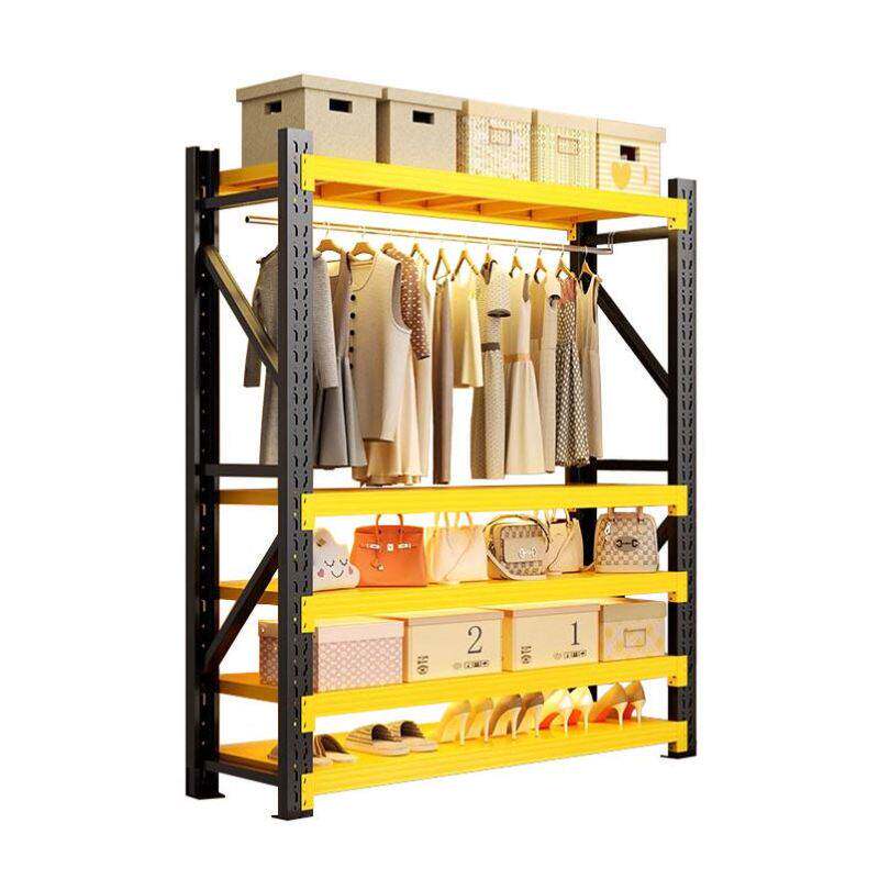 Household Simple Wardrobe Steel Shelves Hanging Hangers
