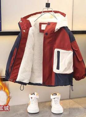 Boys Coat Cotton Jacket Windbreak Outerwear 2024 Sport Winte