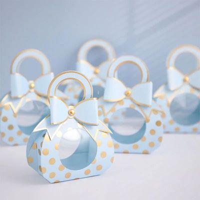 10PCS Wedding Favor Box and Bags Chocolate Candy Boxes for W