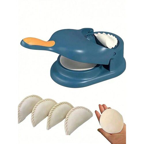 1pc 2-In-1 Dumpling Maker - Manual Press & Mold Set For Cutt