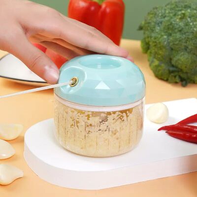 1pc Multi-Function Hand Pull Garlic Press Masher Household D