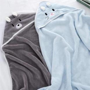 Baby Hooded Towels Newborn Bathrobe Bath Towel Kids Blanket