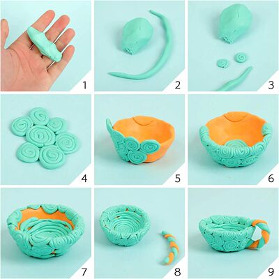 Oven Bake Model Mud Soft Polymer Clay Modeling Sculpting Too