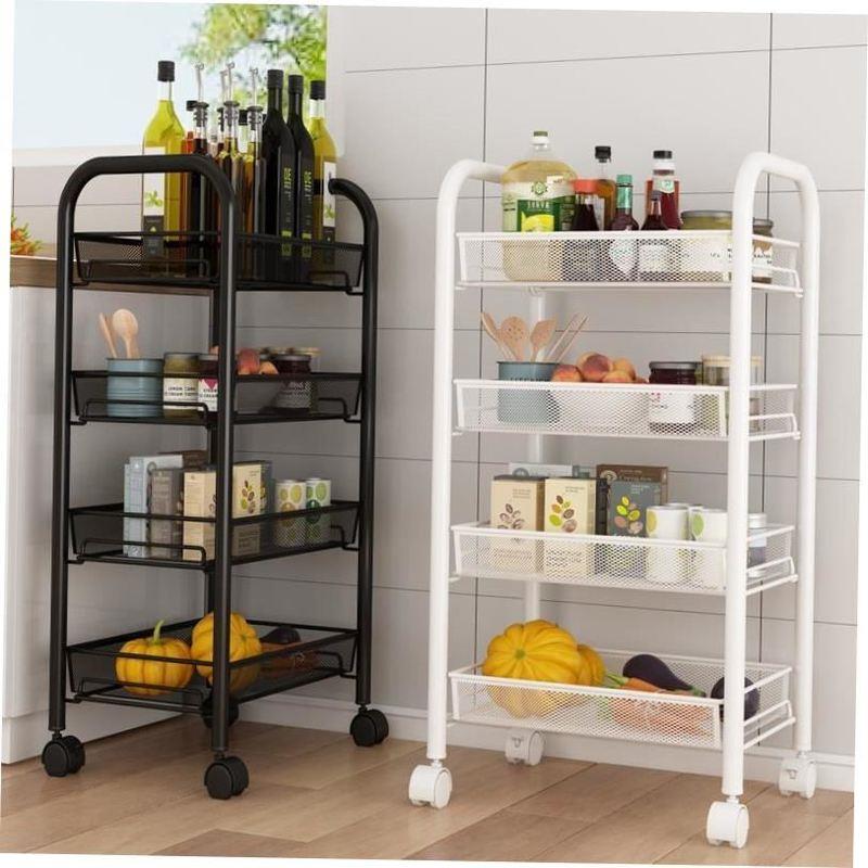 Kitchen shelves Trolley Storage Shelves Vegetable Basket Sup
