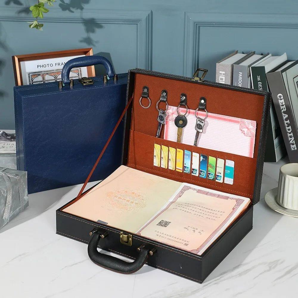 Leisure PU Leather Room Delivery Box Business Multifunctiona图片