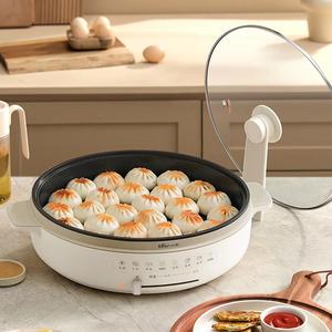 小熊电饼铛DBC-H16U5家用加深加大新款烙饼锅烤面煎饼电煎锅功能