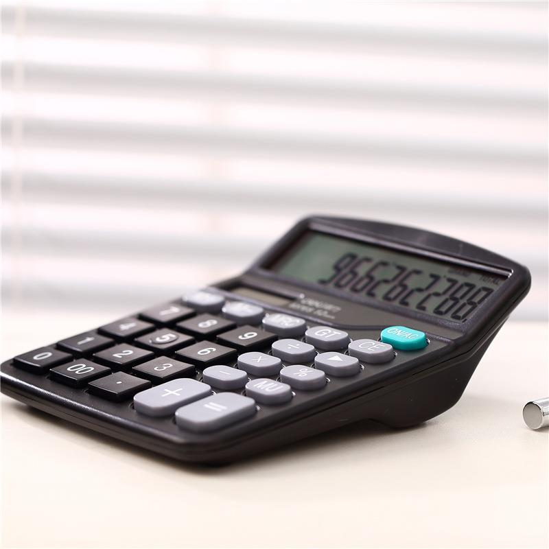 得力计算器837es 经济型 太阳能语音计算器 财务办公大屏大按键Y