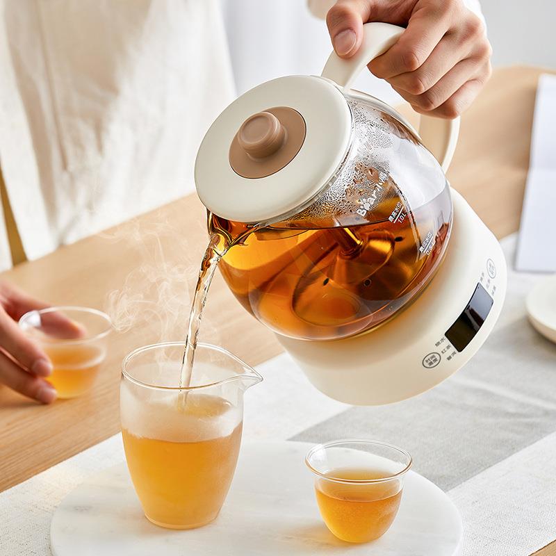 小熊煮茶器ZCQ-F10N7电茶炉蒸汽壶喷淋式蒸茶养生壶办公室泡茶器