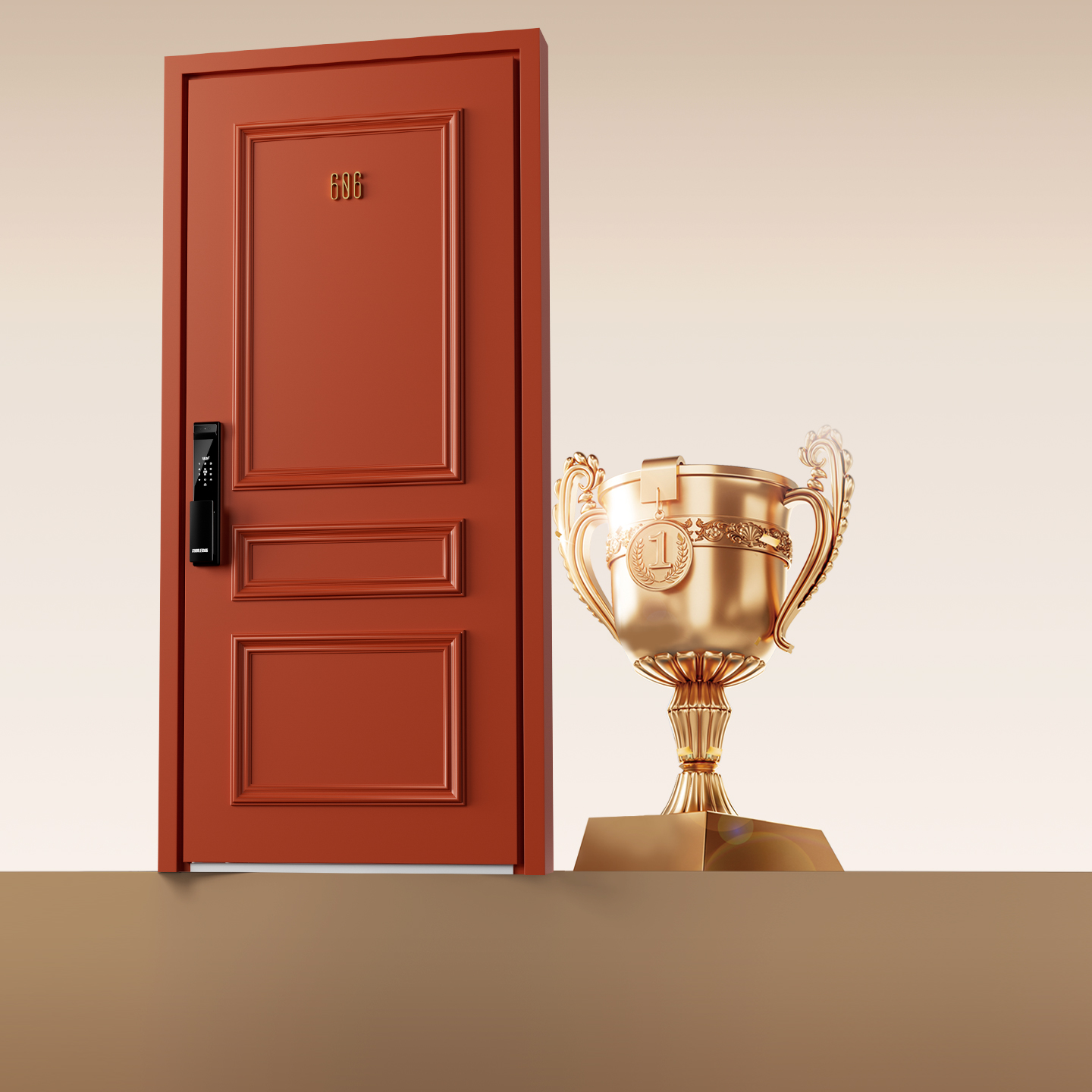 欧帝乐法式古典轻奢防盗门高端隔音锌合金安全门甲级入户门进户门