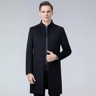 青毛D2156 双面呢大衣冬季 务羊商绒中年新衣款 羊毛外套长款 韩版