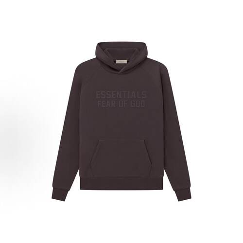 FEAR OF GOD ESSENTIALS 胸前胶印大logo潮流连帽棉卫衣 男女同款
