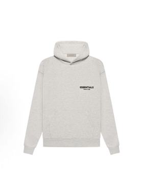 FEAR OF GOD ESSENTIALS 22SS胸前小logo植绒连帽卫衣套头衫