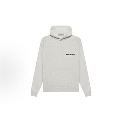 FEAR OF GOD ESSENTIALS 22SS胸前小logo植绒连帽卫衣套头衫