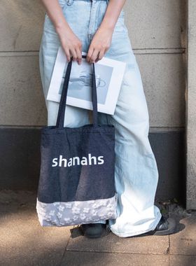 shanahs单肩包夏日帆布包女设计感大容量上班通勤上课手提帆布袋