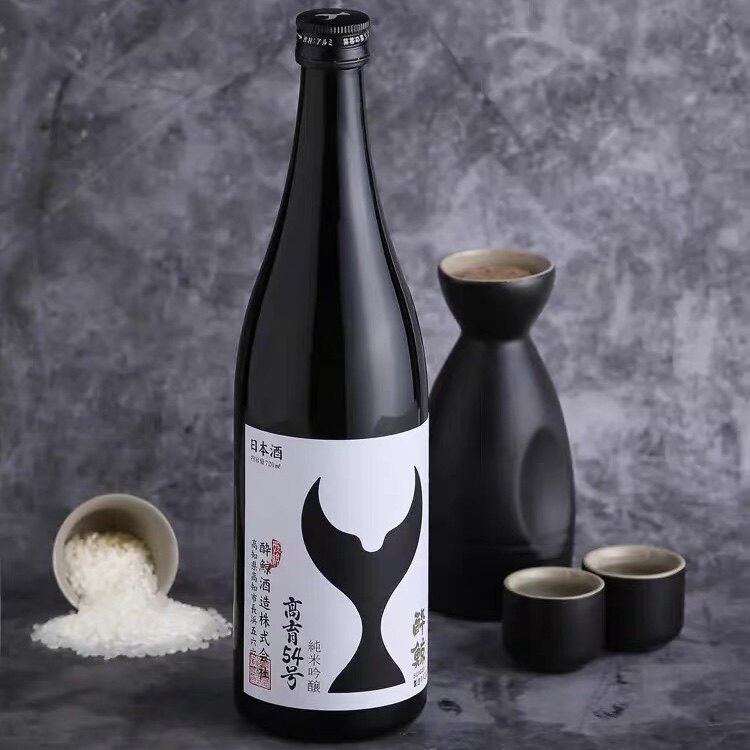 日本进口醉鲸纯米吟酿高育54号清酒米酒洋酒低度日式发酵酒 720ml