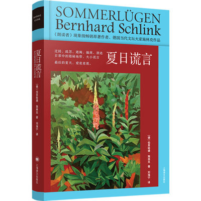 夏日谎言 上海译文出版社 (德)伯恩哈德·施林克 著 刘海宁 译 外国现当代文学