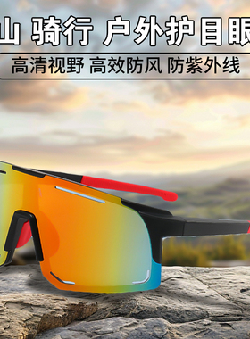 登山护目镜骑行墨镜可套近视镜户外防风防紫外线户外出游视野清晰