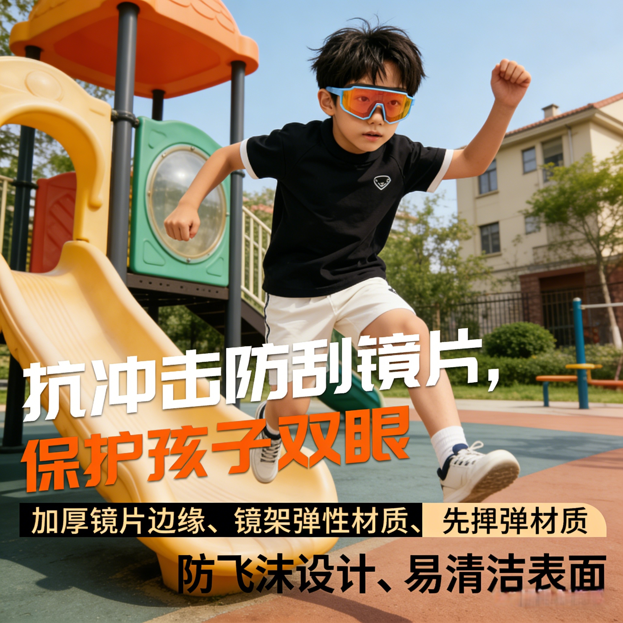 德国儿童骑行护目镜眼镜墨镜登山防风雪地户外运动防紫外线太阳镜