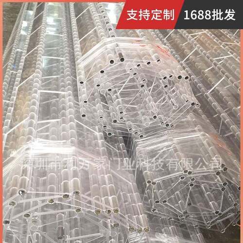 商铺门面透店PC条水门晶门 直明卷帘片卷闸 电动宾兴（家铝合金水