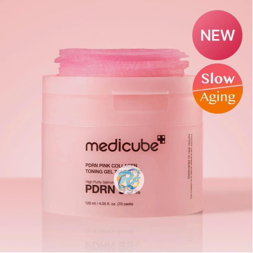 MEDICUBE PDRN Pink Collagen Toning Gel Toner Pad70片美蒂秋芙