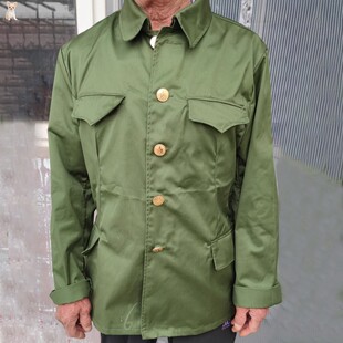 65式军套装单上衣65老军衣65式老兵衣服涤卡65式干部服老兵绿外套