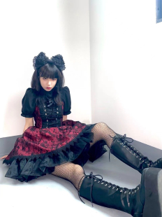 doll 藤豆 暗黑狗短 展示 天方夜谭 哥特 terrors JSK 内搭