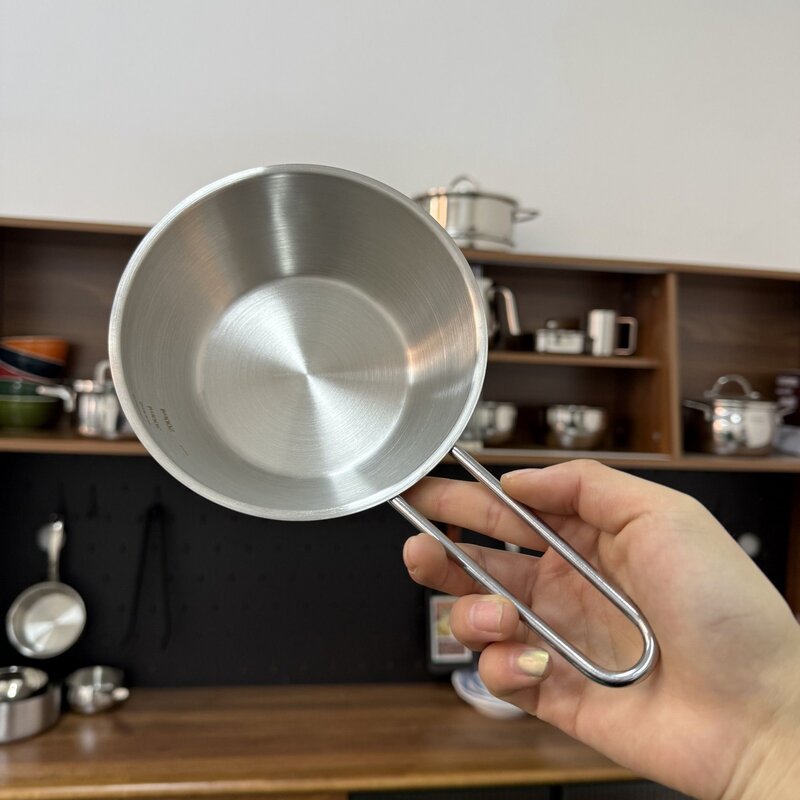 打鸡蛋专用碗18/10不锈钢小碗料理打蛋米酒带手把柄备菜韩式沙拉图片