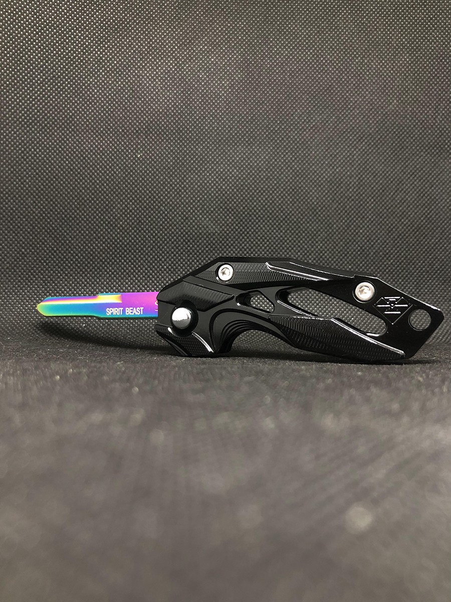 适用贝纳利752钥匙胚摩托车配件302s改装钥匙坯幼狮折叠钥匙壳套