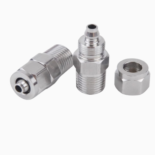 包邮橡皮管用接头MCPTK4/MCPTK6/MCPTK8/10/12-1/2/3/4 直管型