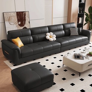 现代简约沙发小户型客厅两三人位直排沙发2025新款轻奢服装店沙发