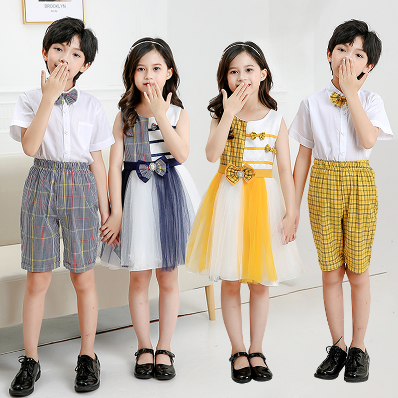 元旦中小学生歌咏表演朗诵合唱服