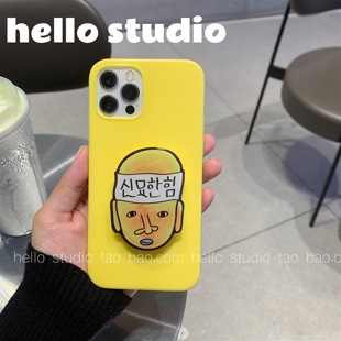 新西游记神妙汉支架手机壳适用iPhone14promax苹果13XS软12XR情侣