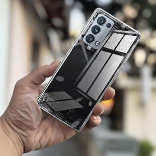适用OPPOReno6Pro+透明后盖Reno6pro+塑料后盖后壳电池盖无标外壳