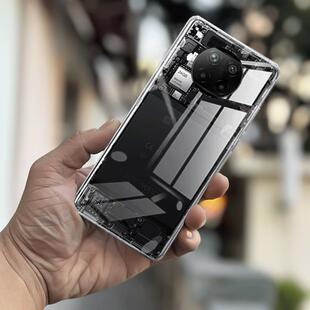 适用红米Note9Pro透明后盖Redmi note9pro塑料后盖玻璃后壳电池盖