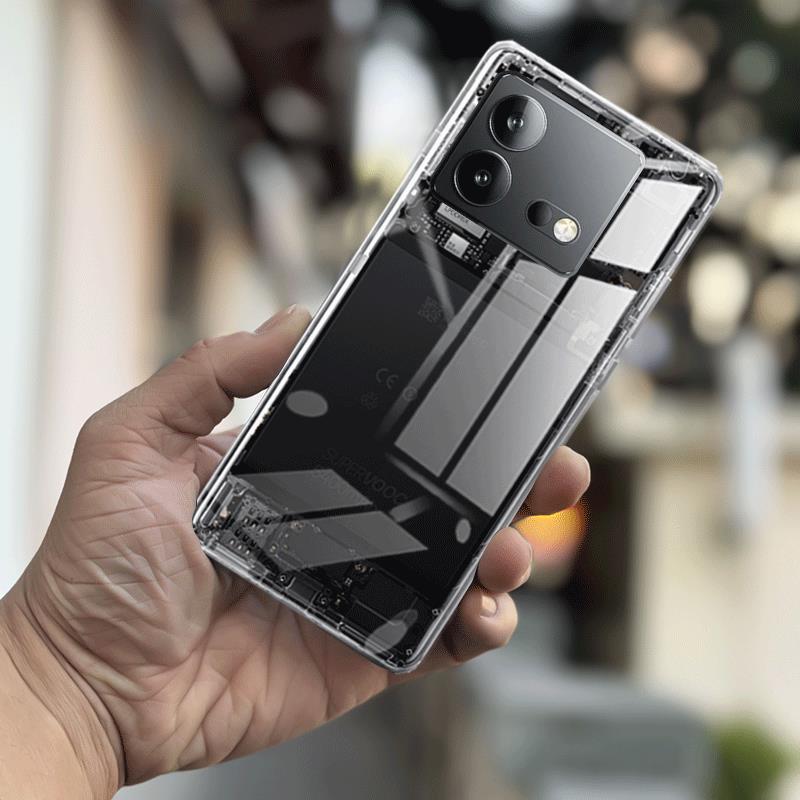 适用Vivo iQOOneo8透明后盖neo8塑料后盖替换后壳电池盖无标外壳图片