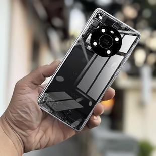 适用华为Mate40Pro透明后盖mate40pro塑料后盖替换玻璃后壳电池盖